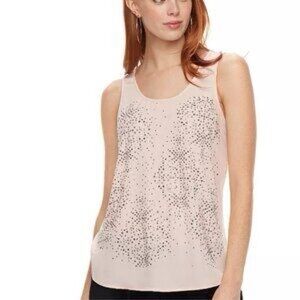 Juicy Couture Pink Rhinestone Embellished Tank‎ Top Women’s XL